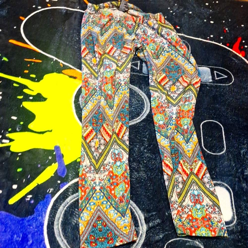 Paisley pattern leggings